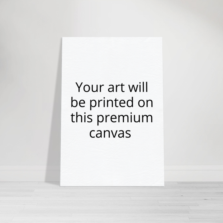 Custom Pet Art on Premium Canvas - Portrait