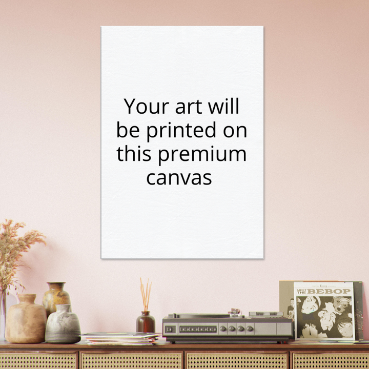 Custom Pet Art on Premium Canvas - Portrait