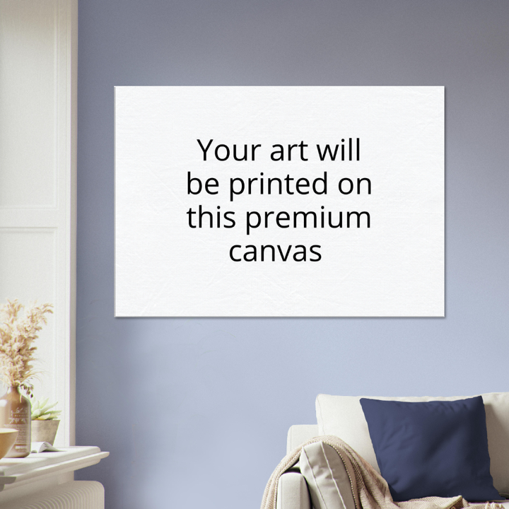 Custom Pet Art on Premium Canvas - Landscape